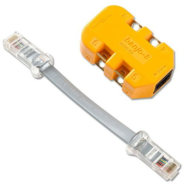 Fluke Networks 10230101 8-Wire In-Line Modular Adapter with K-Plug Fluke Networks 10230101 8-Wire In-Line Modular Adapter with K-Plug